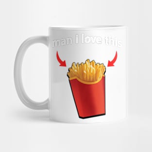 fries are the best Mug